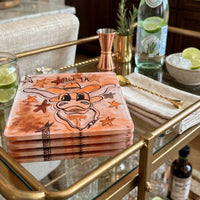 BEVO 4x4 Acrylic Coasters (Set of 4)