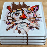 Tiger King 4x4 Acrylic Coasters (Set of 4)