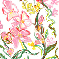 Pink and Green Floral 9x5 Accent Box Acrylic Insert
