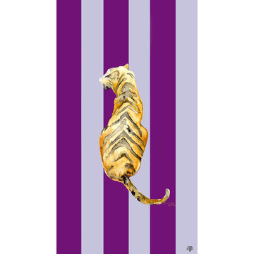 Back of Tiger Stripe Rectangular Accent Box Insert