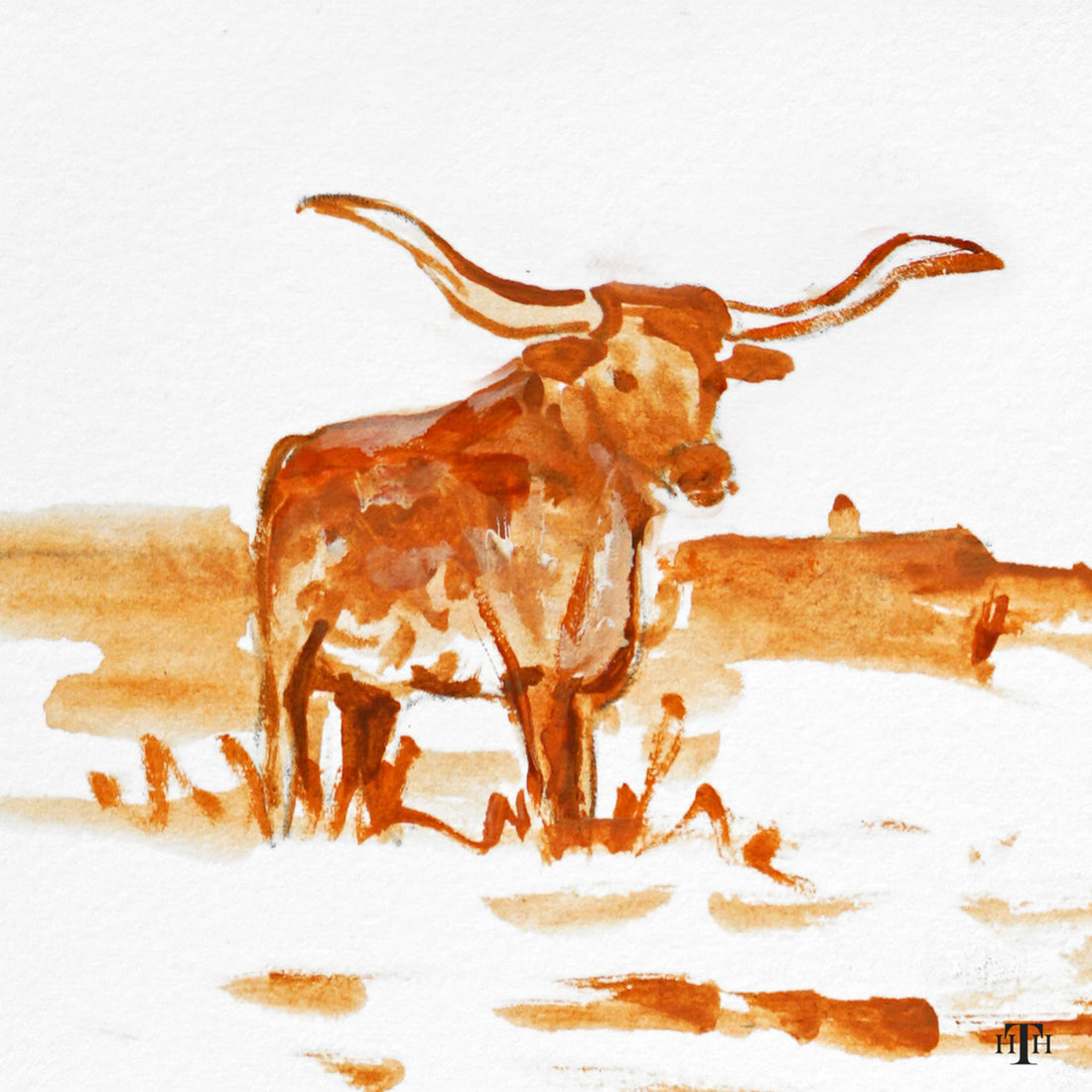 Bevo in Full 4x4 Acrylic Coaster(Set of 4)