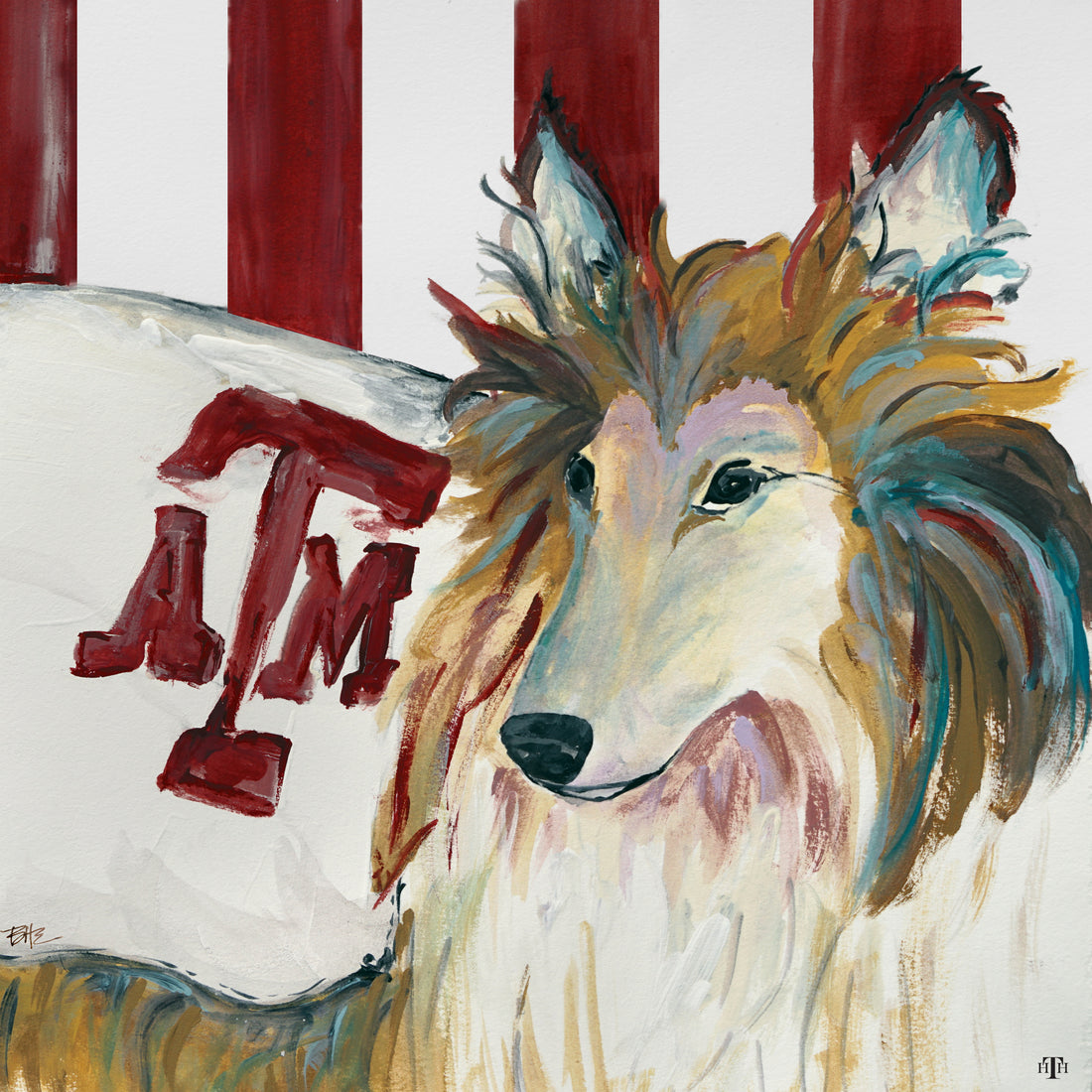 Aggie Reveille 12 x12 Acrylic Tray Insert