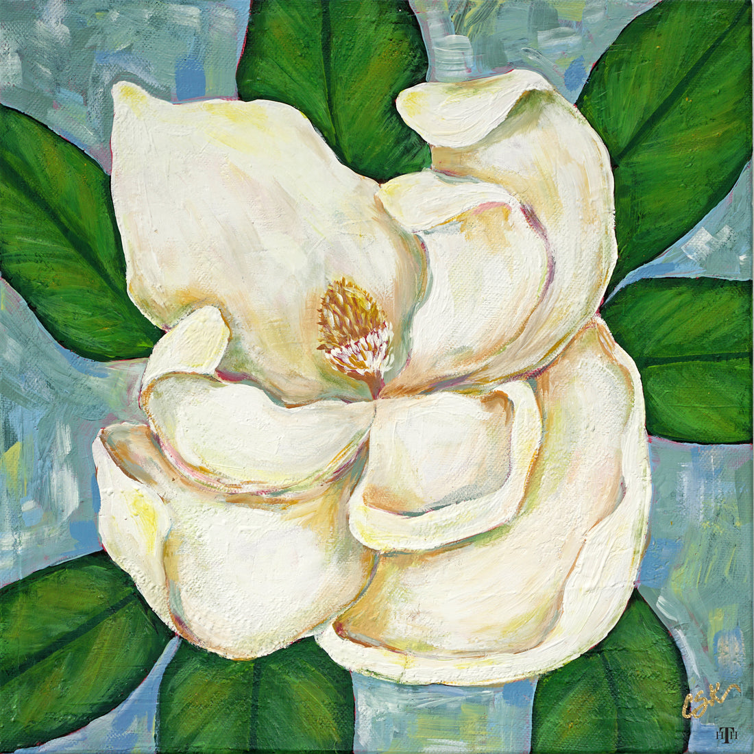Callie Magnolia 12 x12 Acrylic  Accent Board
