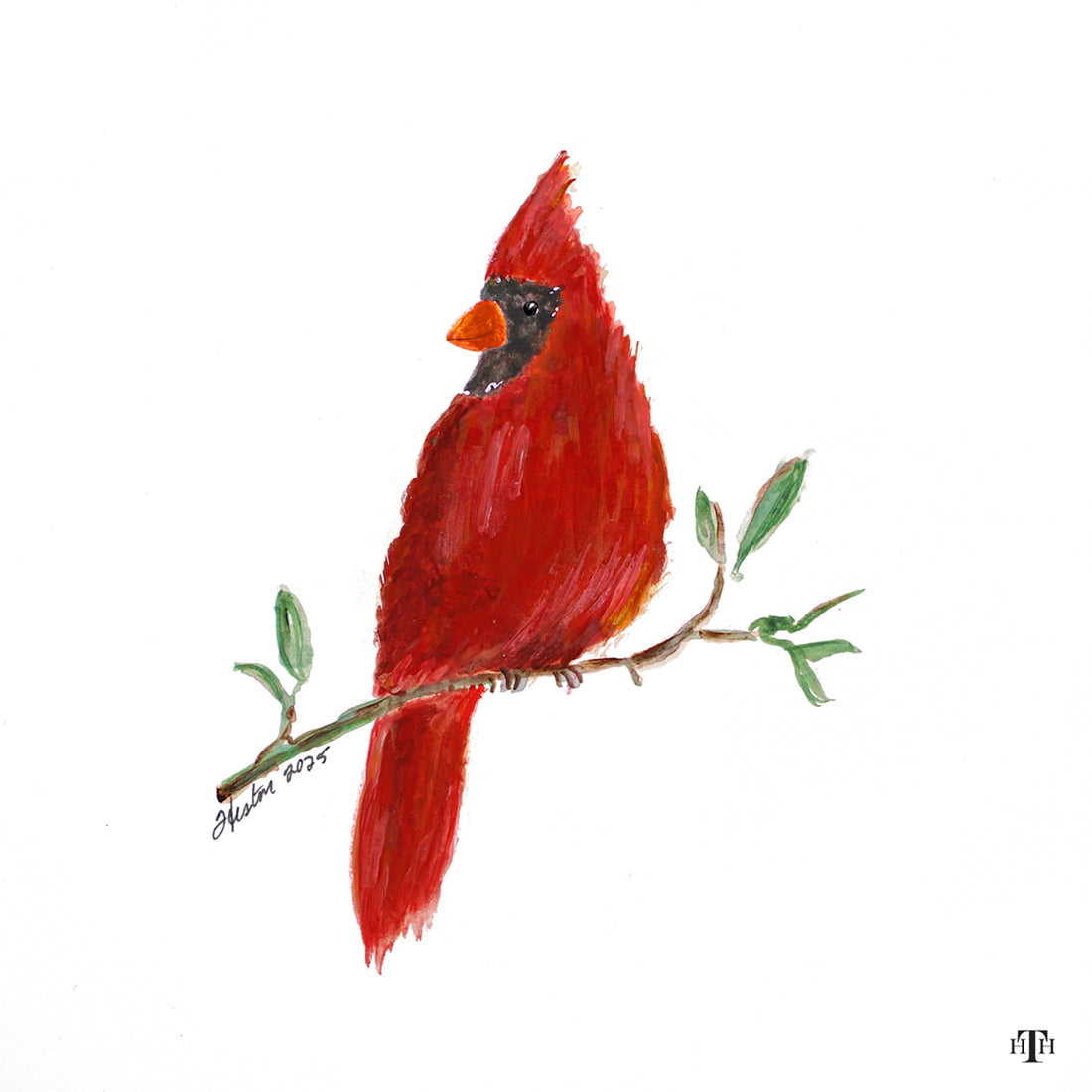 Cardinal 4x4 Acrylic Coaster(Set of 4)