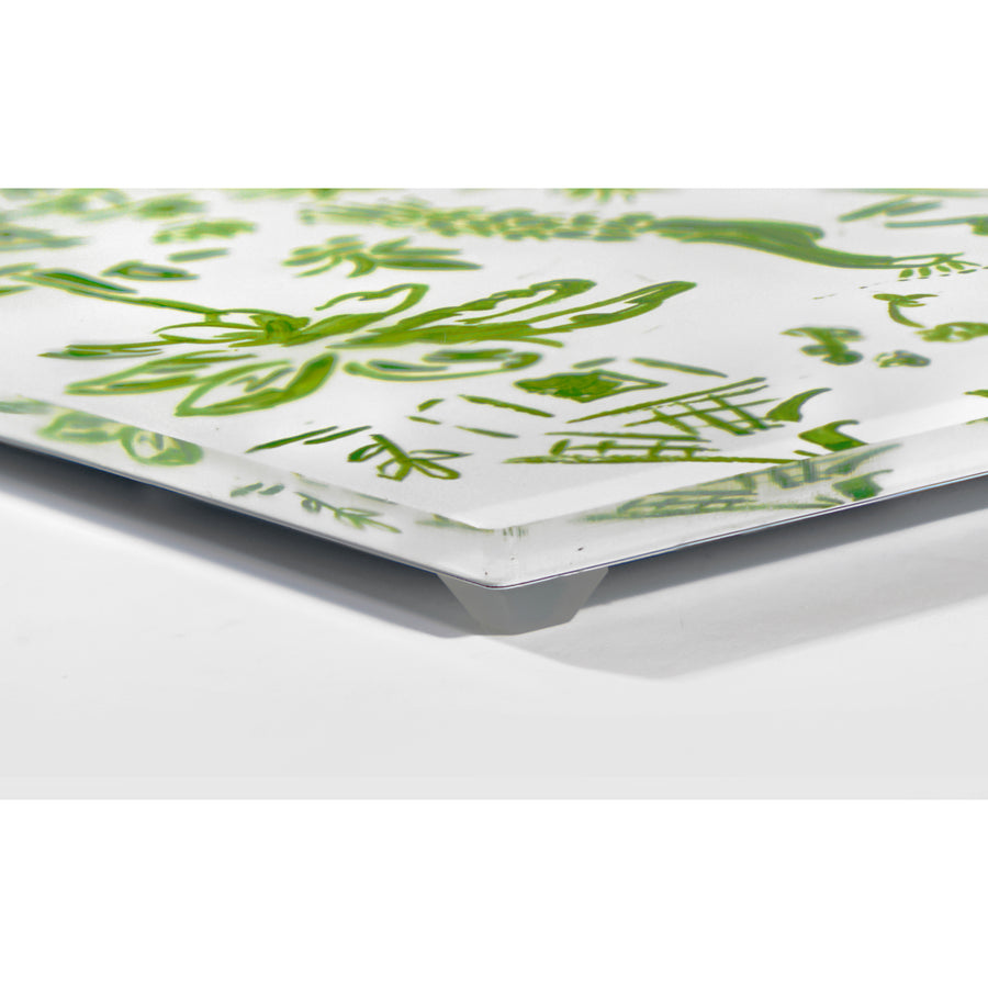 Chinoiserie Green Accent Board