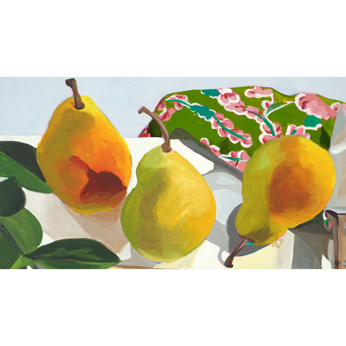 Pear Tablescape Acrylic Accent Box Insert 9x5