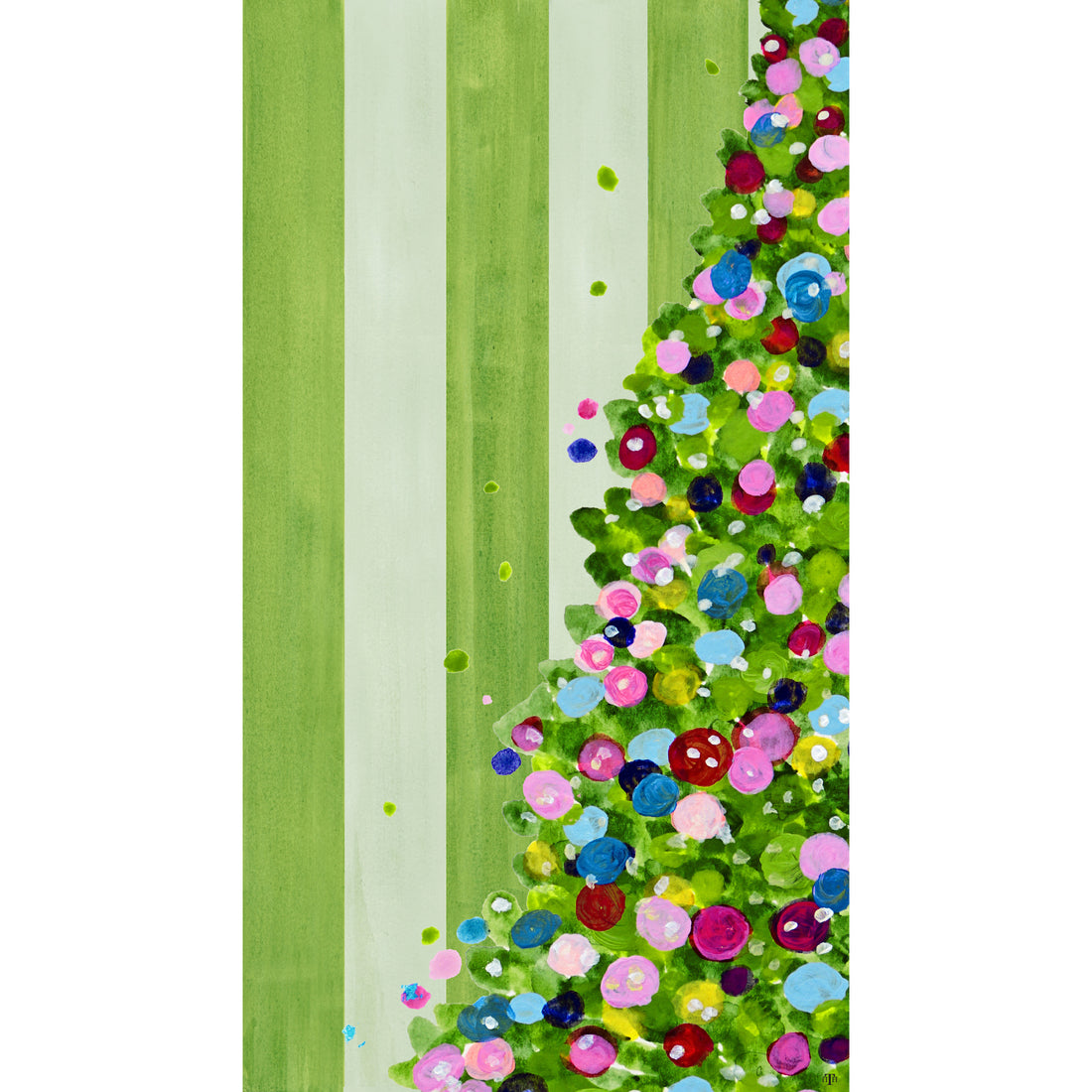 Confetti Tree Sneak  Peek Rectangular Accent Box Insert
