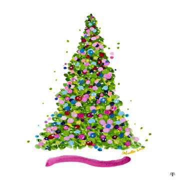 Confetti Tree on White 12x12 Insert