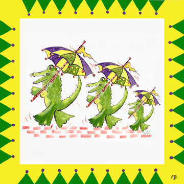 Mardi Gras G-Unit  12" x 12" Tray Insert