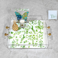 Chinoiserie Green 12" x 12" Tray Insert