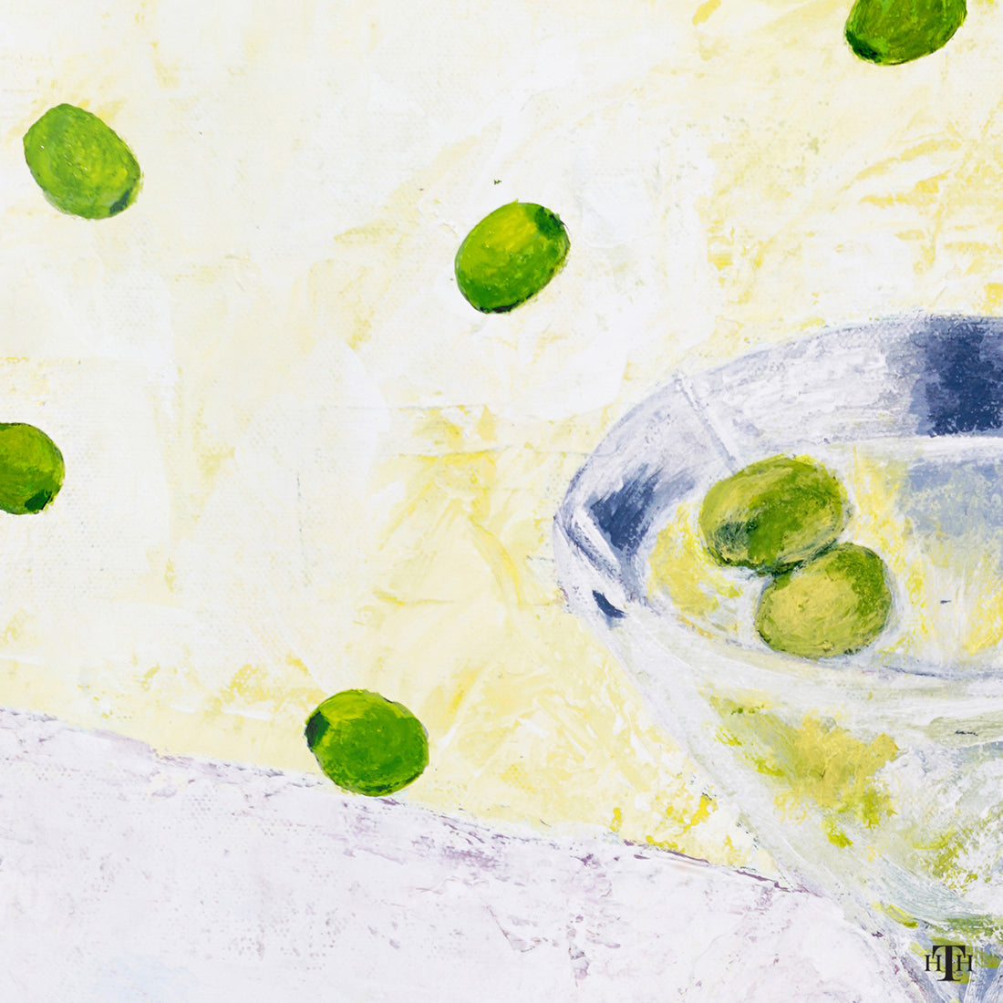 Flying Olives 4x4 Acrylic Coasters(Set of 4)