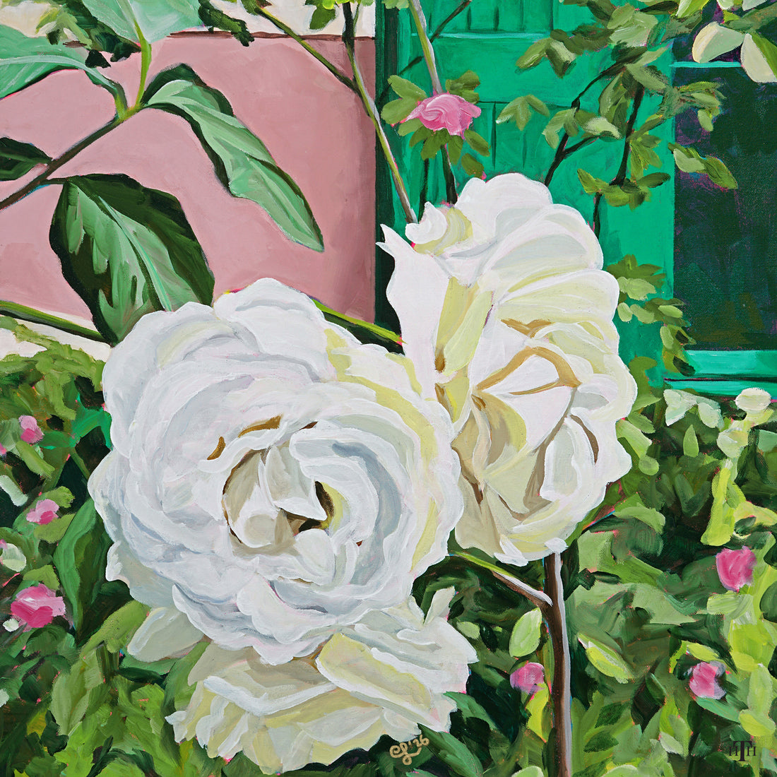 Climbing Roses 12x12 Acrylic Insert