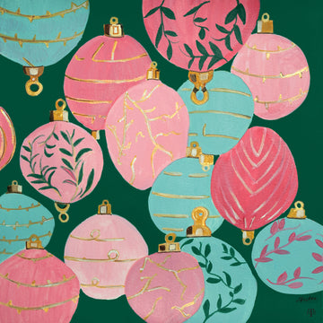 Deck the Hall Ornaments 12x12 Inserts