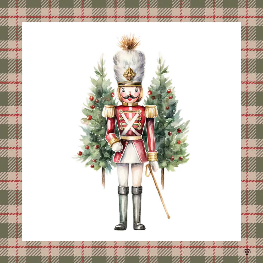 Mesafiora Home Nutcracker 12x12 Acrylic Tray Insert